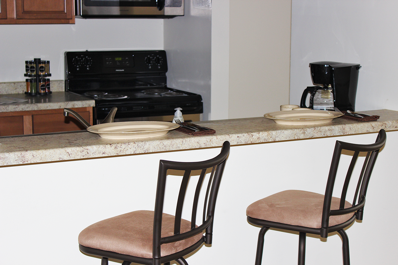Breakfast Bar in Updated Kitchen in Apartment in Inver Grove Heights, MN