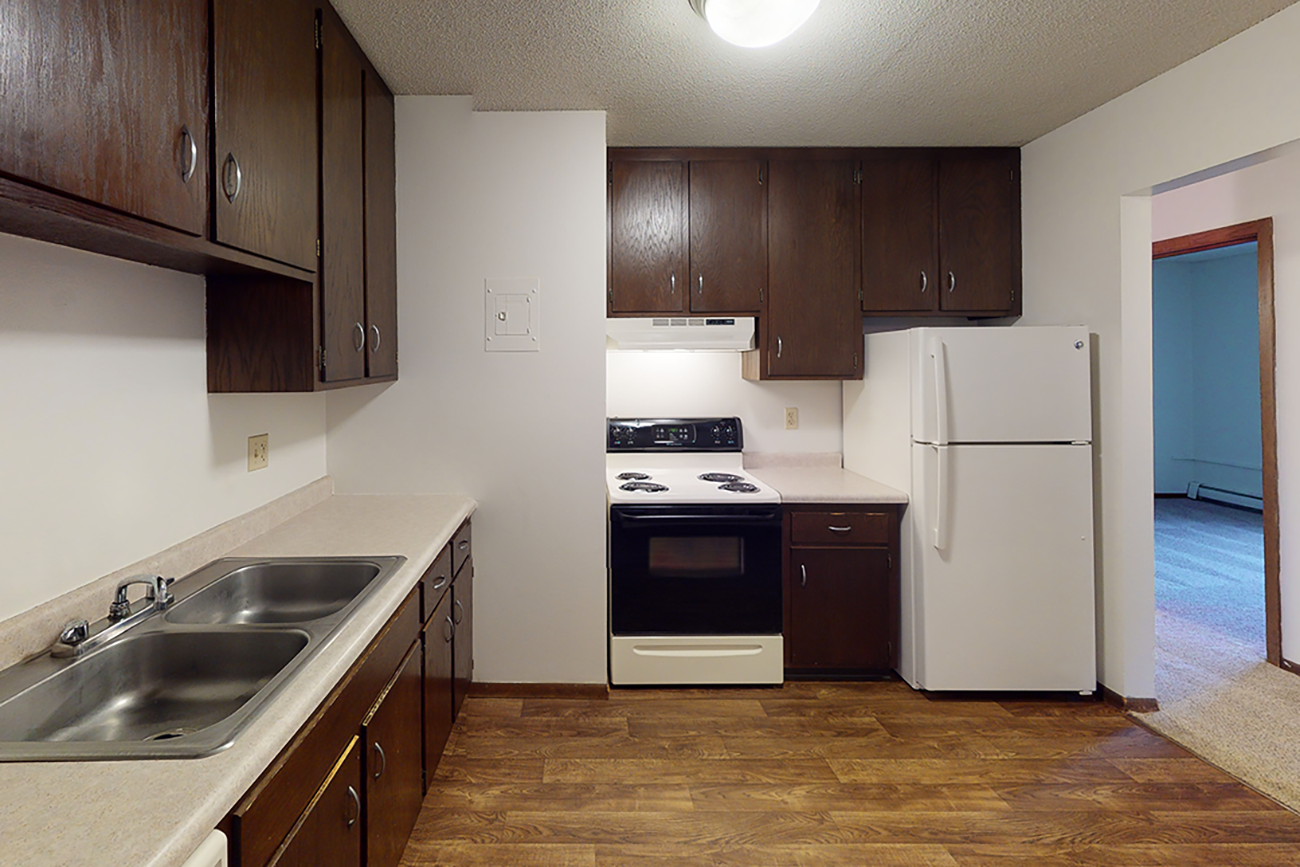Kitchen in 3 bedroom apartment in Inver Grove, MN
