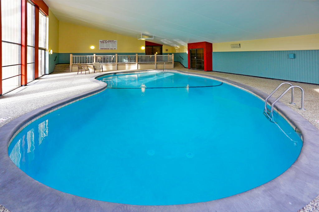 Take a splash year-round with a heated indoor pool.